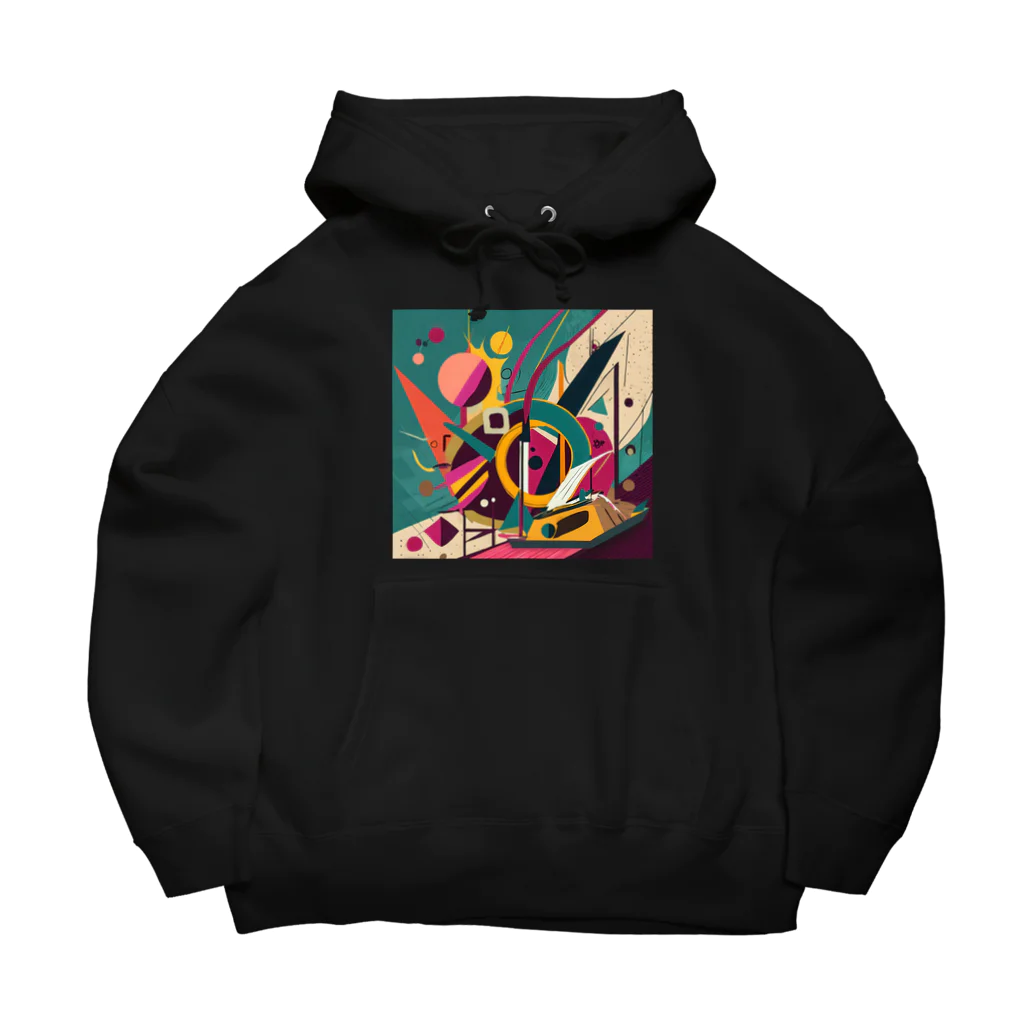 のんびりアート工房のガラクタアート Big Hoodie