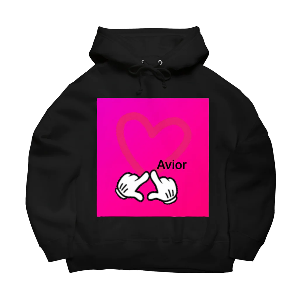 オシャレでかわいいお店ᥫᩣ  ̖́-Aviorの指ハートシリーズ🩷 Big Hoodie