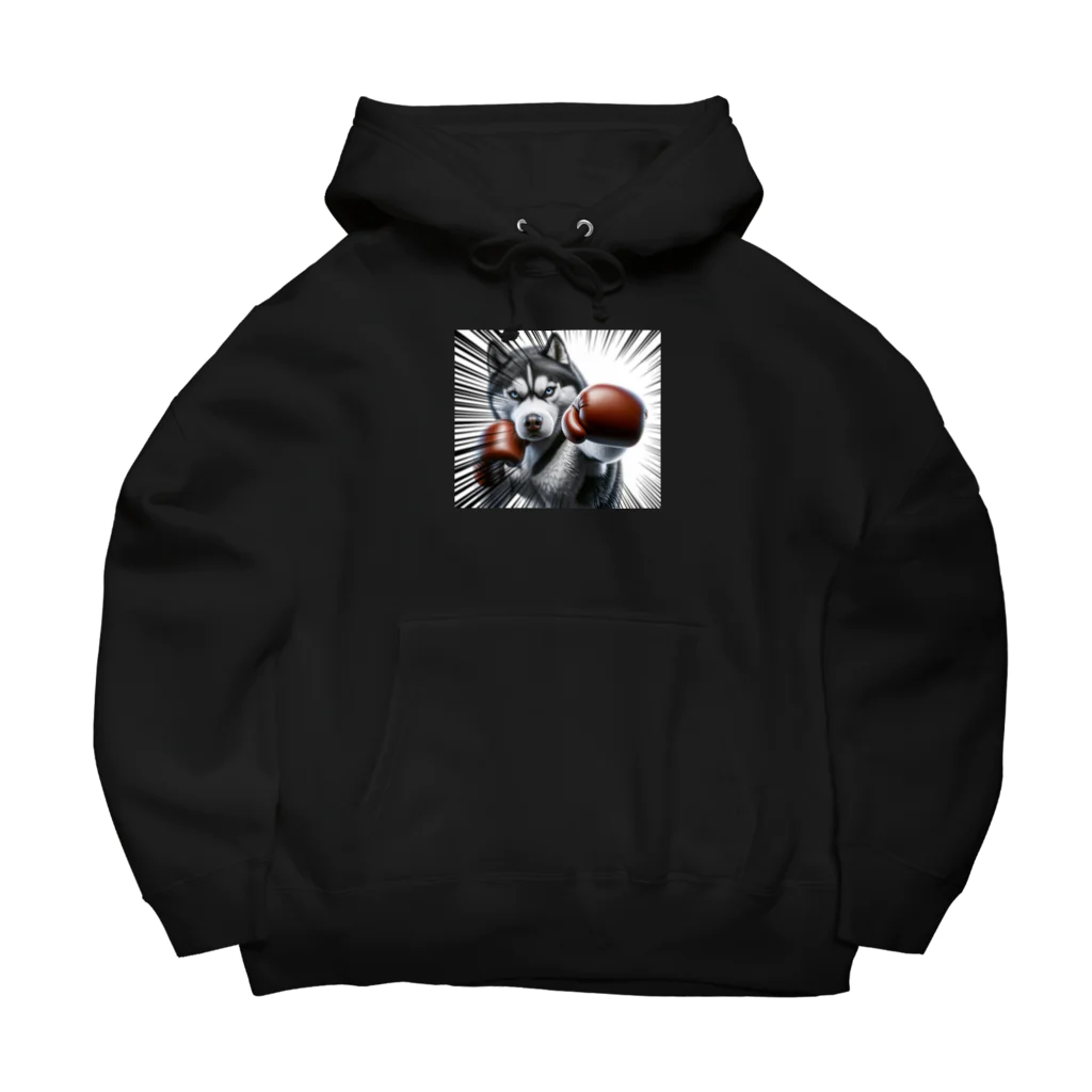 choropperのボクサーハスキー Big Hoodie