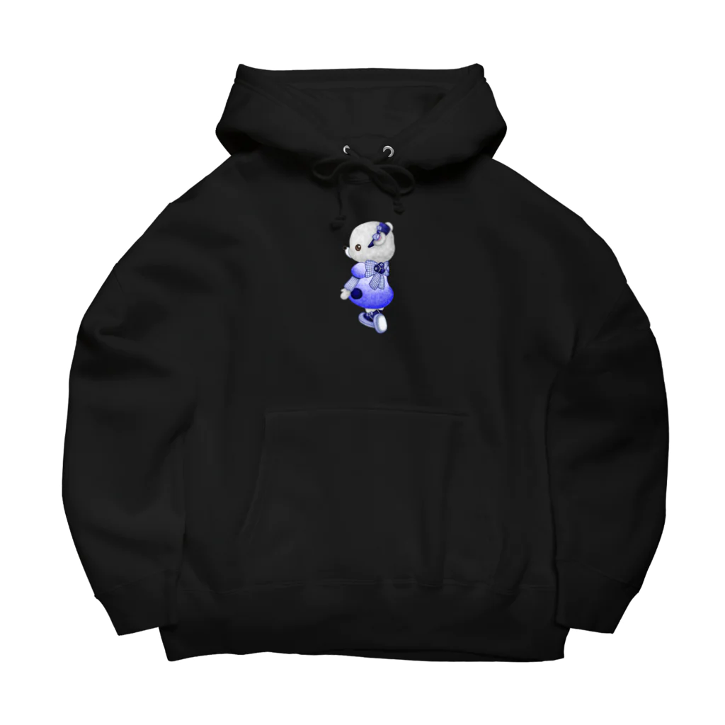 satoayaのアニマルカフェのフルーツファッション　ブルーベリー Big Hoodie