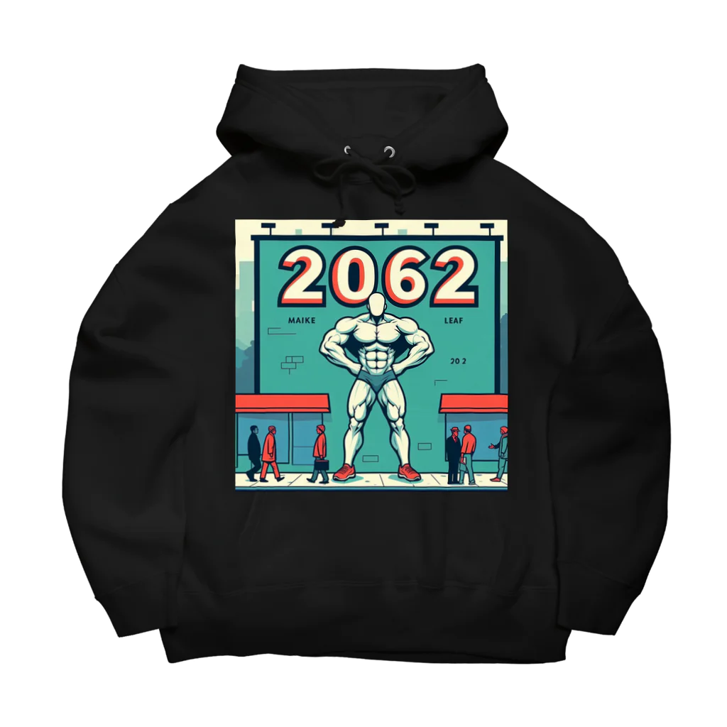 ヘッヘンのお店の【2062】アート Big Hoodie