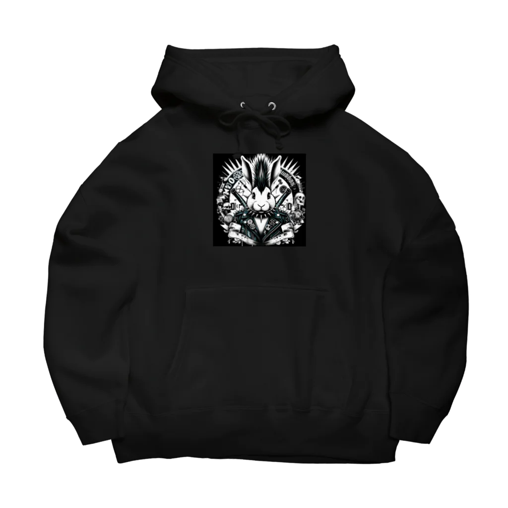 nkcamelliaのラビットパンク Big Hoodie