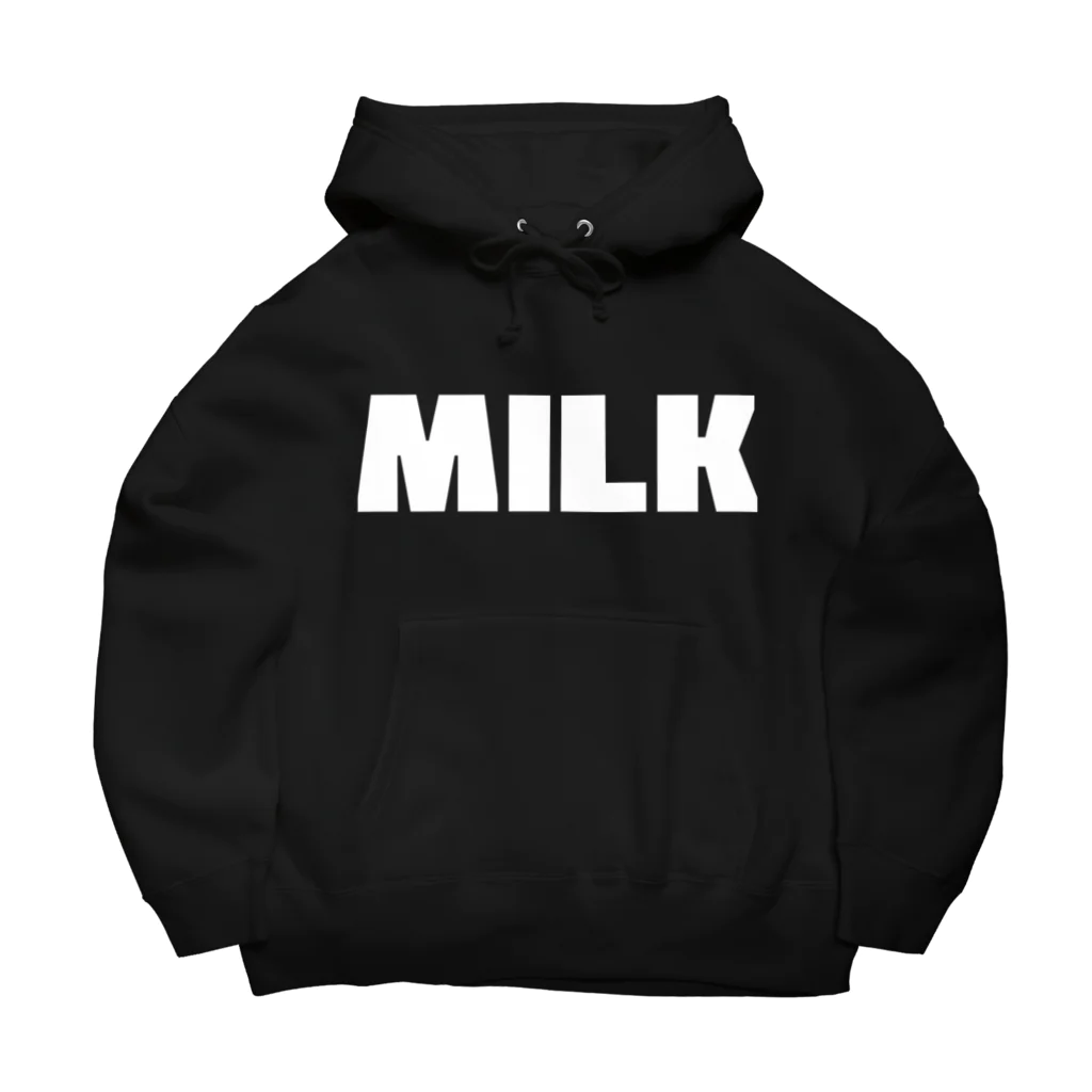 AliviostaのMILK ミルク B シンプルBIGロゴ ストリートファッション B Big Hoodie