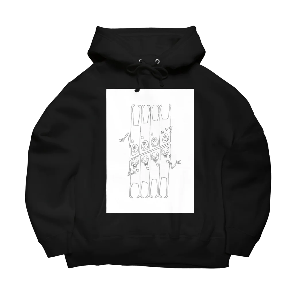 希鳳の角刈りポケット Big Hoodie