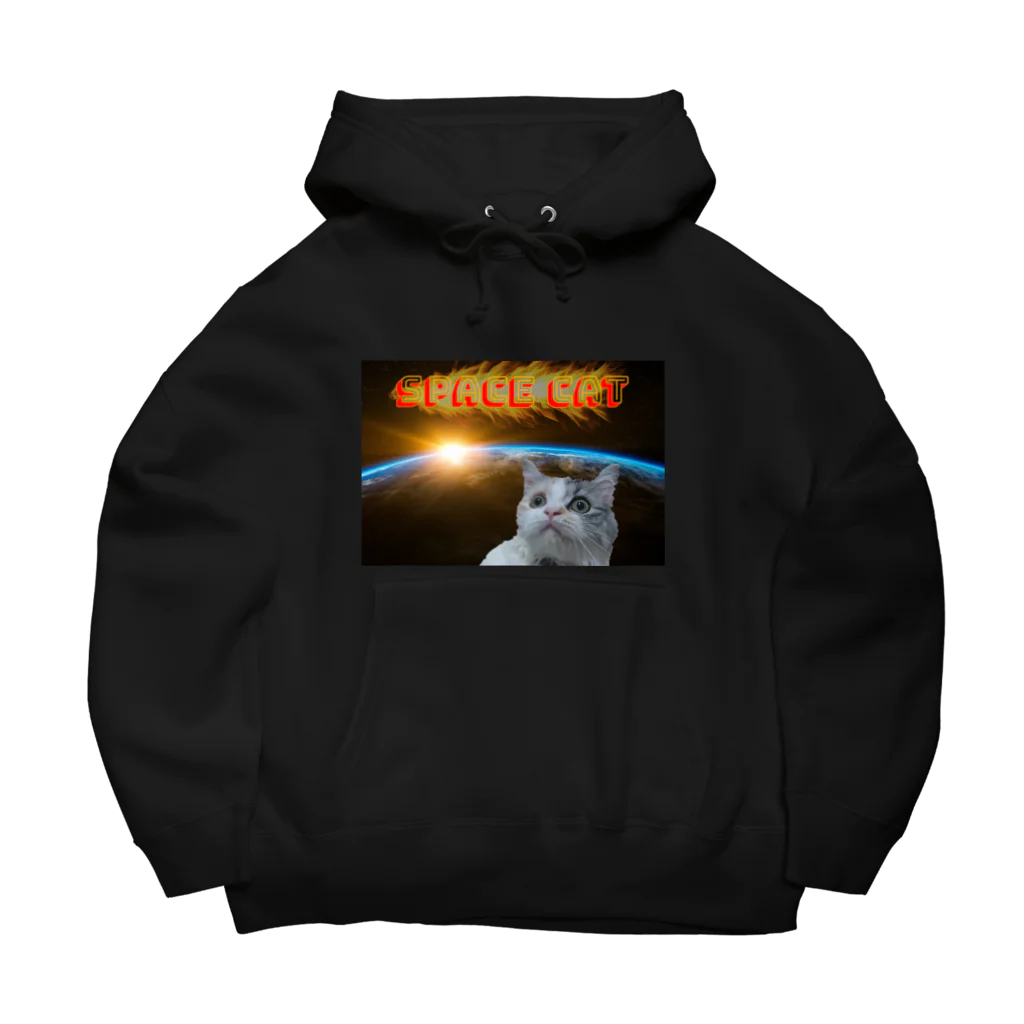 おもち屋さんのスペースキャットびっくりの巻 Big Hoodie