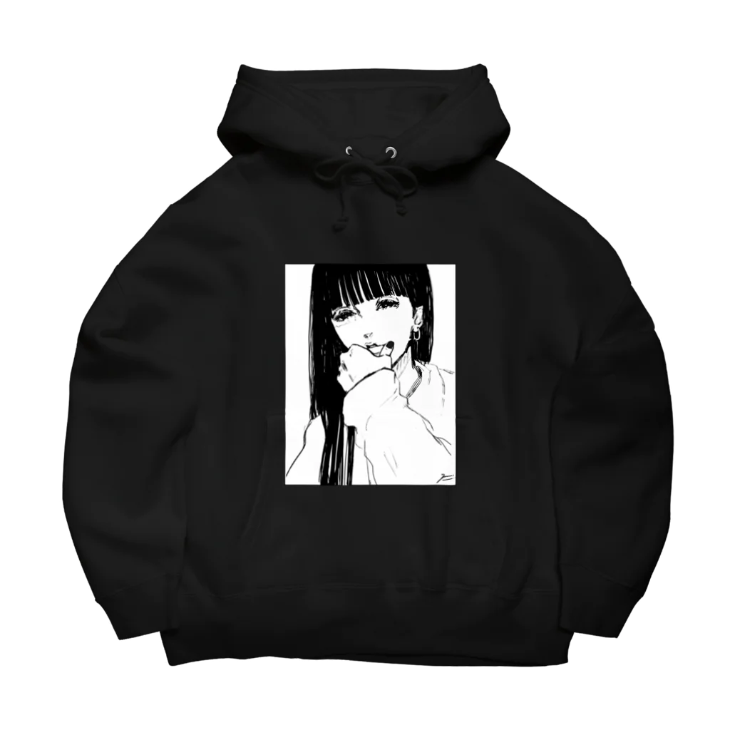 仔羊 めえの気まぐれガール Big Hoodie