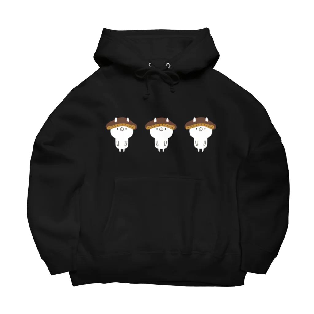 ユウィズのシイタケうさぎいっぱい Big Hoodie