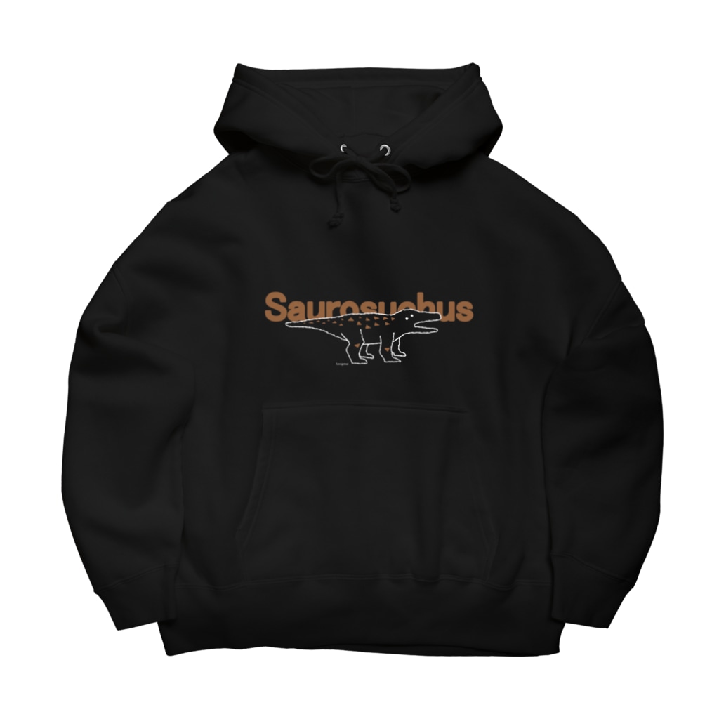 ホリゴメのサウロスクスク黒 Big Hoodie