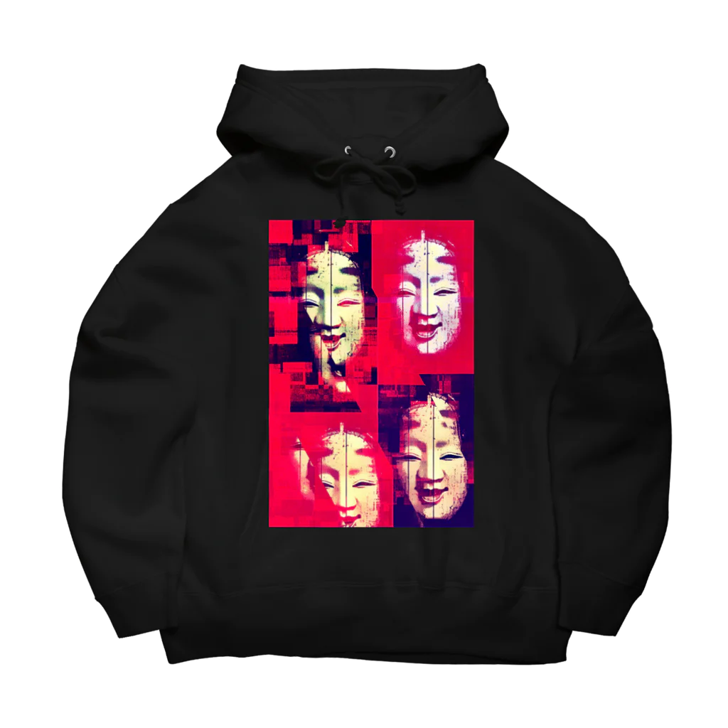 tubaki_666の能面パンク Big Hoodie