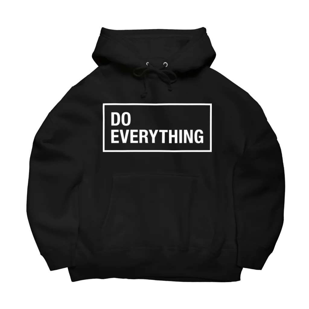 ゾエコレクションの(白文字)なんでもやんなきゃダメでしょ！DO EVERYTING Big Hoodie