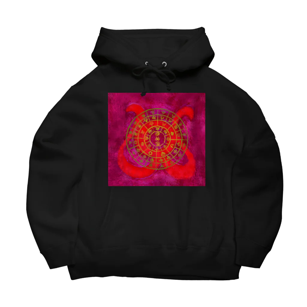 WAMI ARTの縄文フトマニ(ヲシテ文字) Big Hoodie