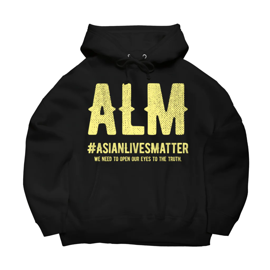 SANKAKU DESIGN STOREのAsian Lives Matter。 黄 Big Hoodie