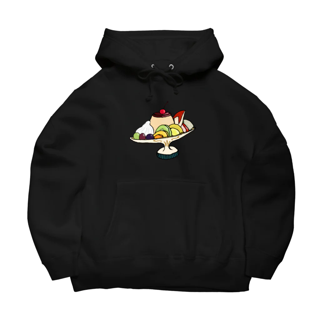 気ままに創作　よろず堂のプリン・ア・ラ・モード　ポップ Big Hoodie