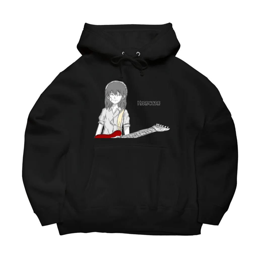 Aloneのハードコア Big Hoodie