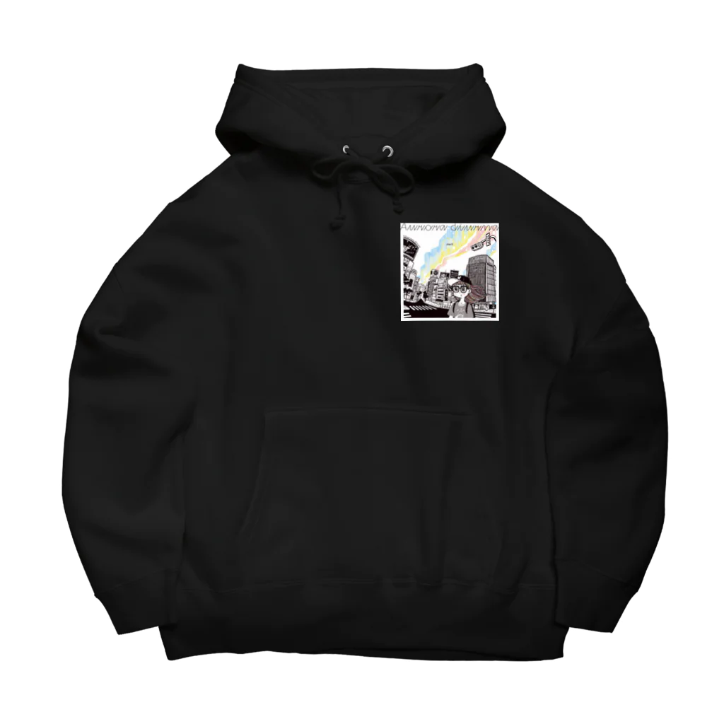 meril_goods_storeの「Aurora diurna」ジャケデザイン2 Big Hoodie