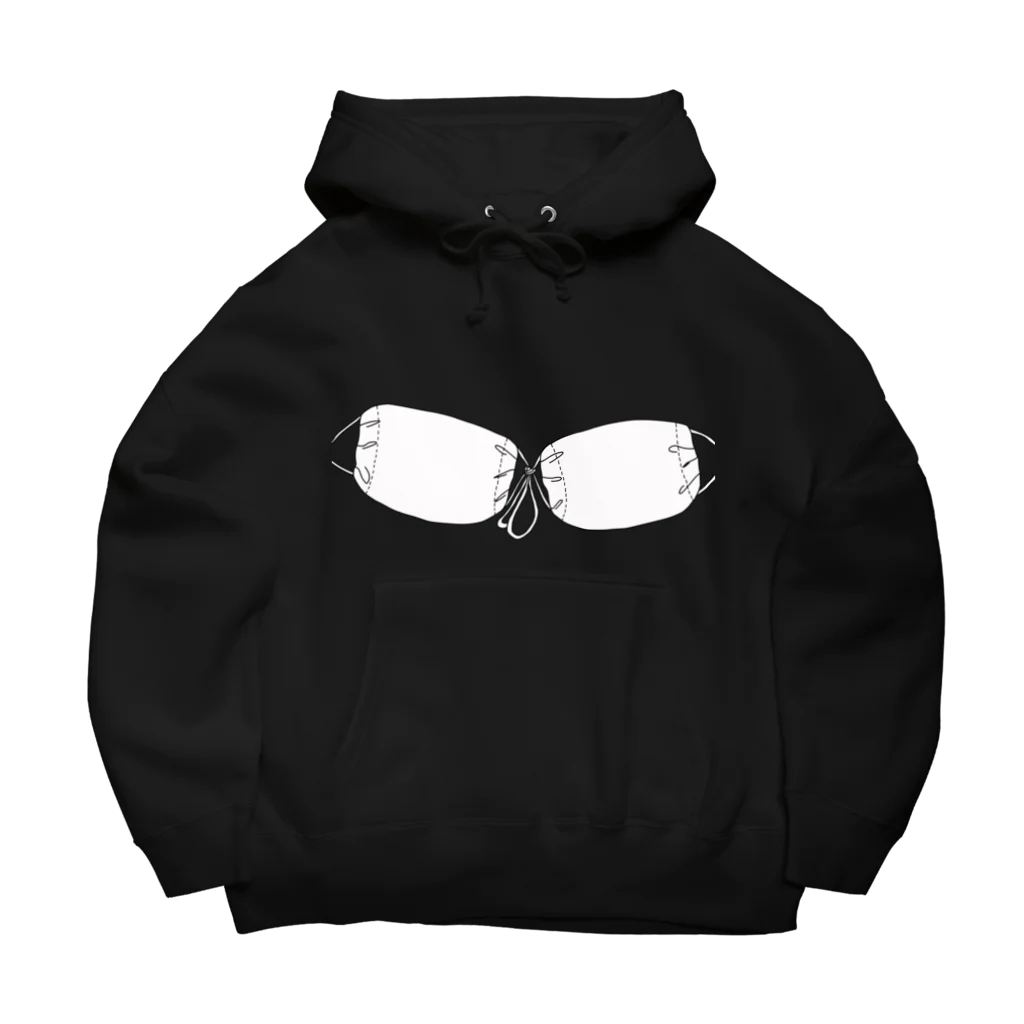 なんか屋の給付マスクブラ Big Hoodie