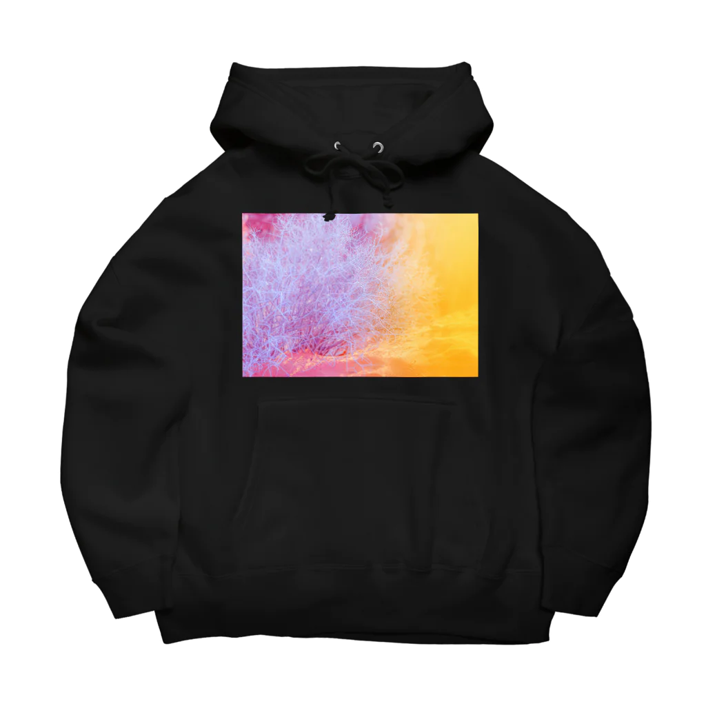 NEON LIGHT STARSのキラキラ植物 Big Hoodie