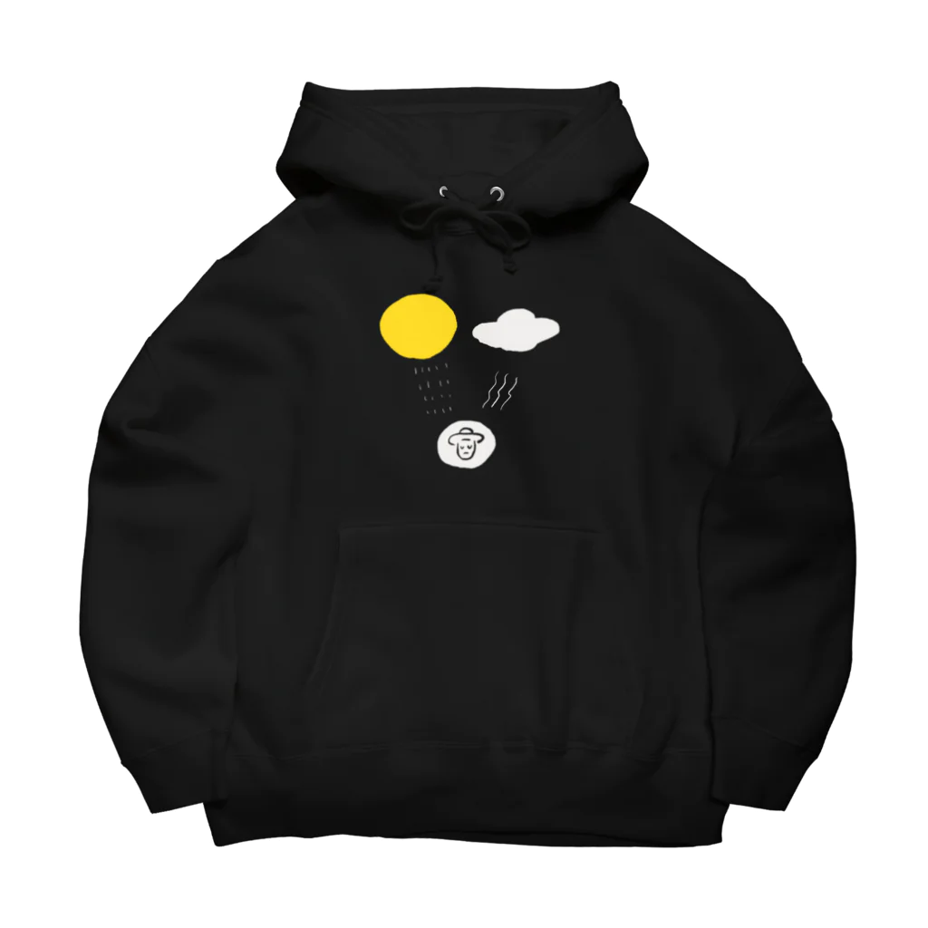 イエネコの北風と太陽 Big Hoodie