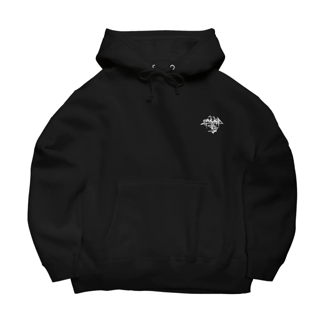 グラフィティのステッカー屋さん【T-JOL store】のT-JOLタギングビックシルエットプルパーカー Big Hoodie