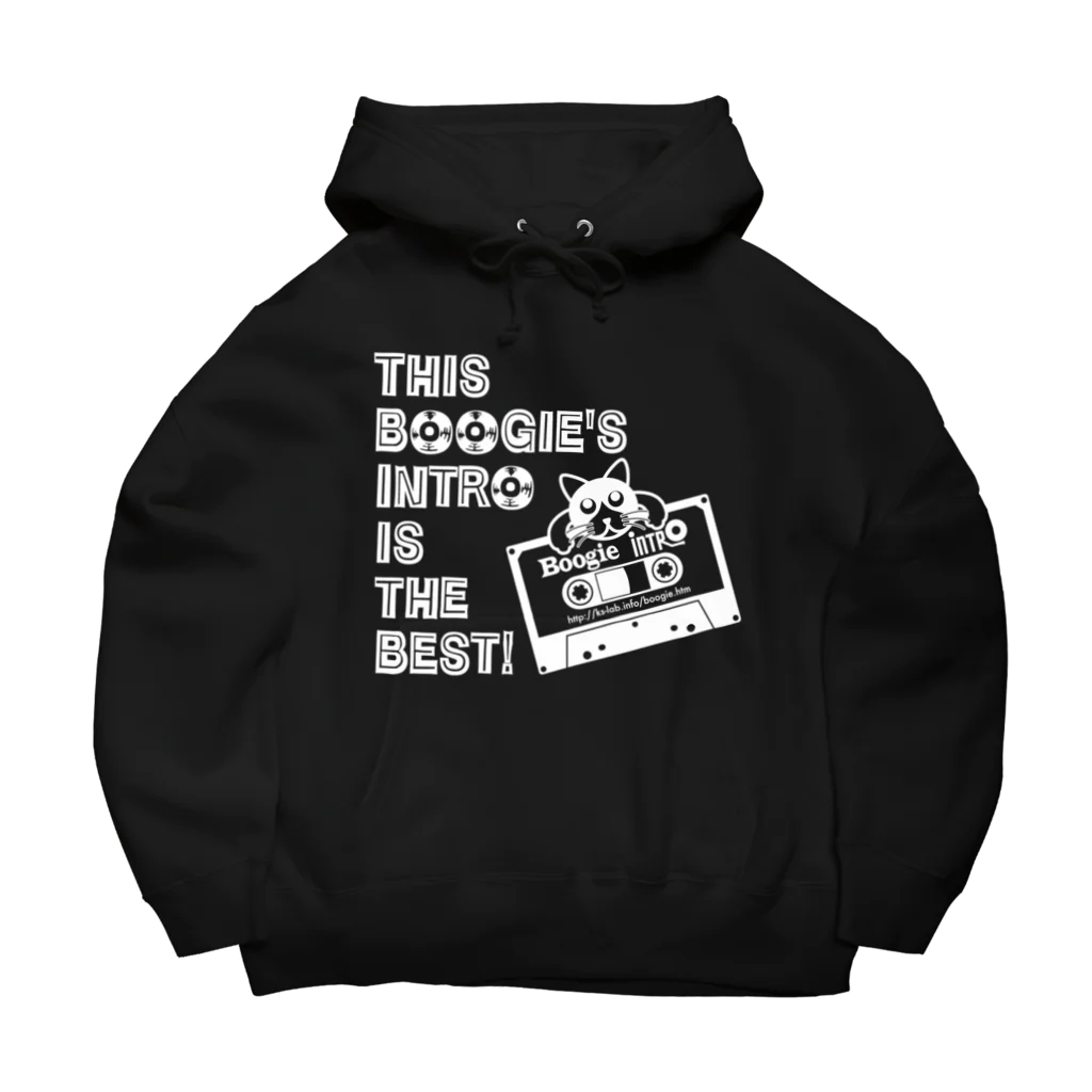 音楽酒場 ブギの猫とカセット白プリ Big Hoodie