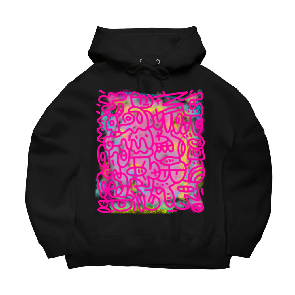 Msto_market a.k.a.ゆるゆる亭の宇宙絵画のはじまり Big Hoodie