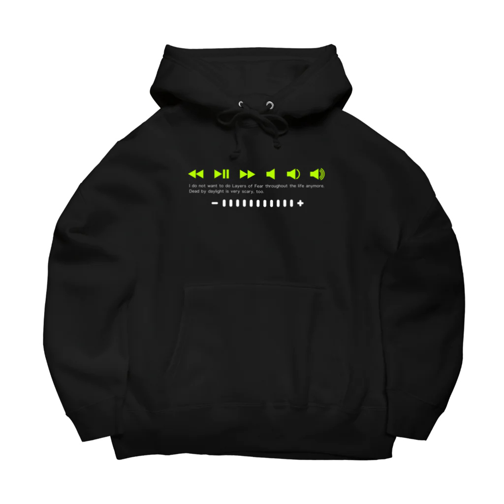 ばんぱー@ゆっくり旅芸人Lv.60の音割graphics Black/banper0122 Big Hoodie