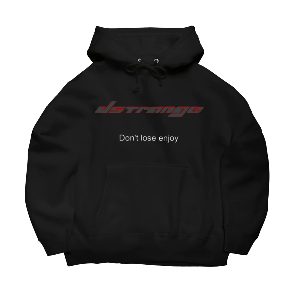 DST-RANGE officialのDSTRANGE official パーカー　黒 Big Hoodie