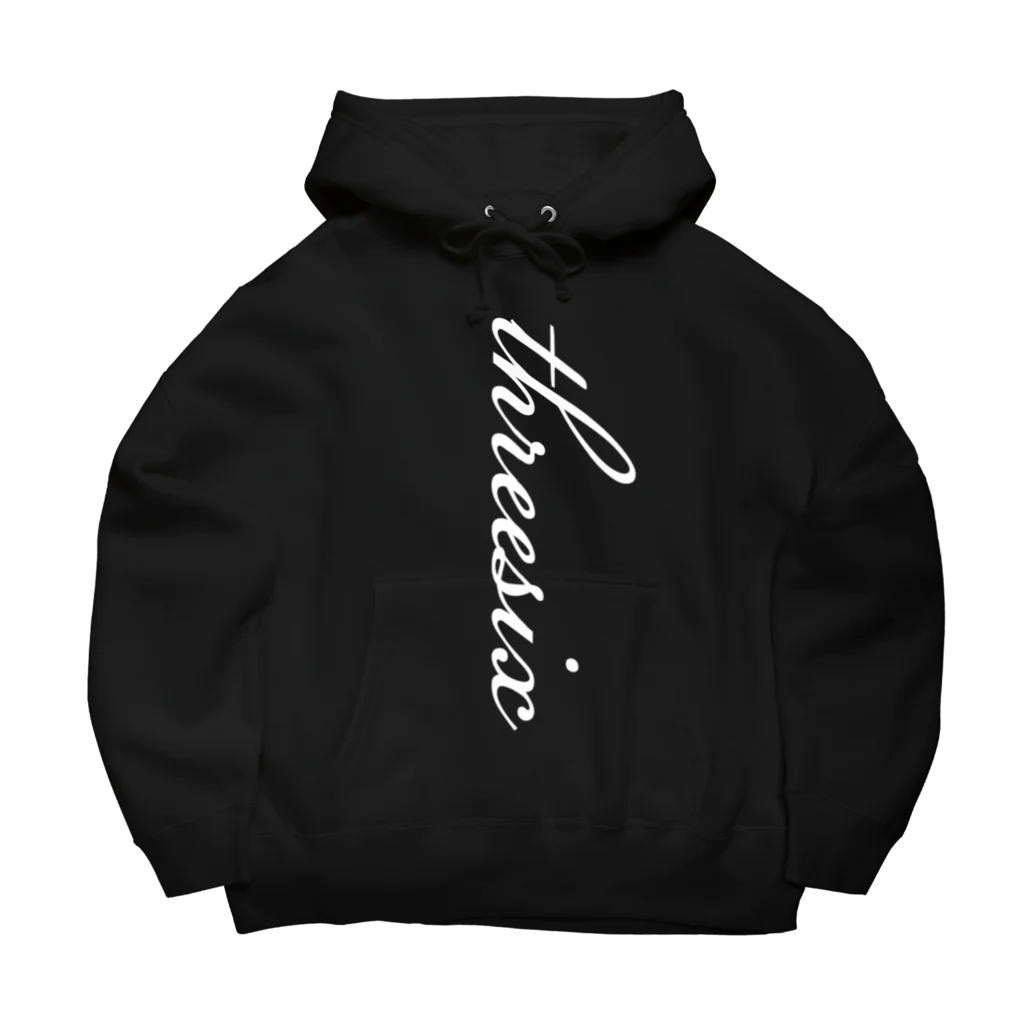 666のlogo hoodie ビッグシルエットパーカー