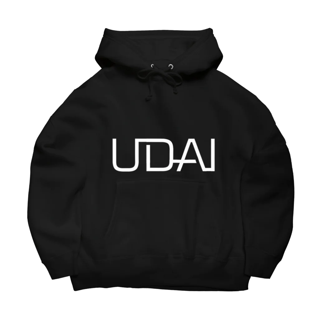 UDAI YAKUのUDAI公式ロゴグッツ ビッグシルエットパーカー