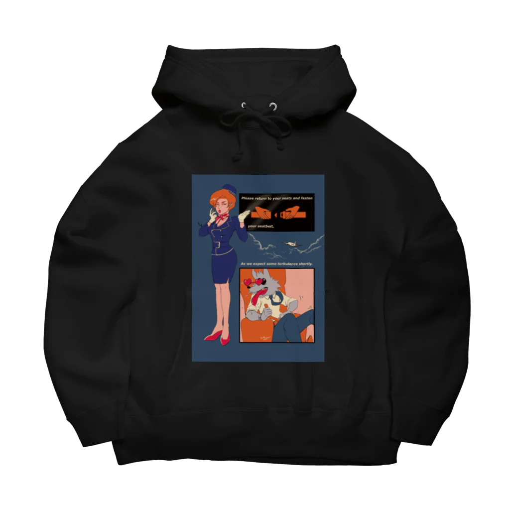 エンドーハイロウ (イラストレーター)のシートベルトをお締め下さい Big Hoodie