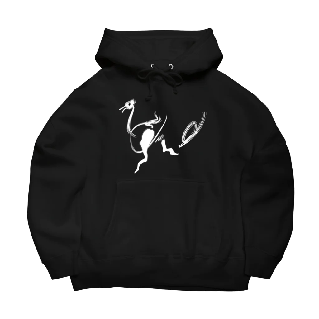 岡ちゃん@奇Tクリエイター｜王道のおもしろ Tシャツ販売中！の走るダチョウ Big Hoodie