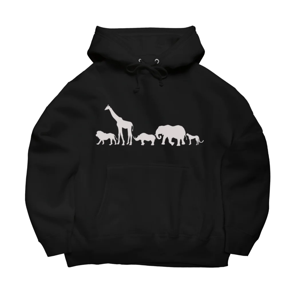 あおぞらのアニマルズ Big Hoodie