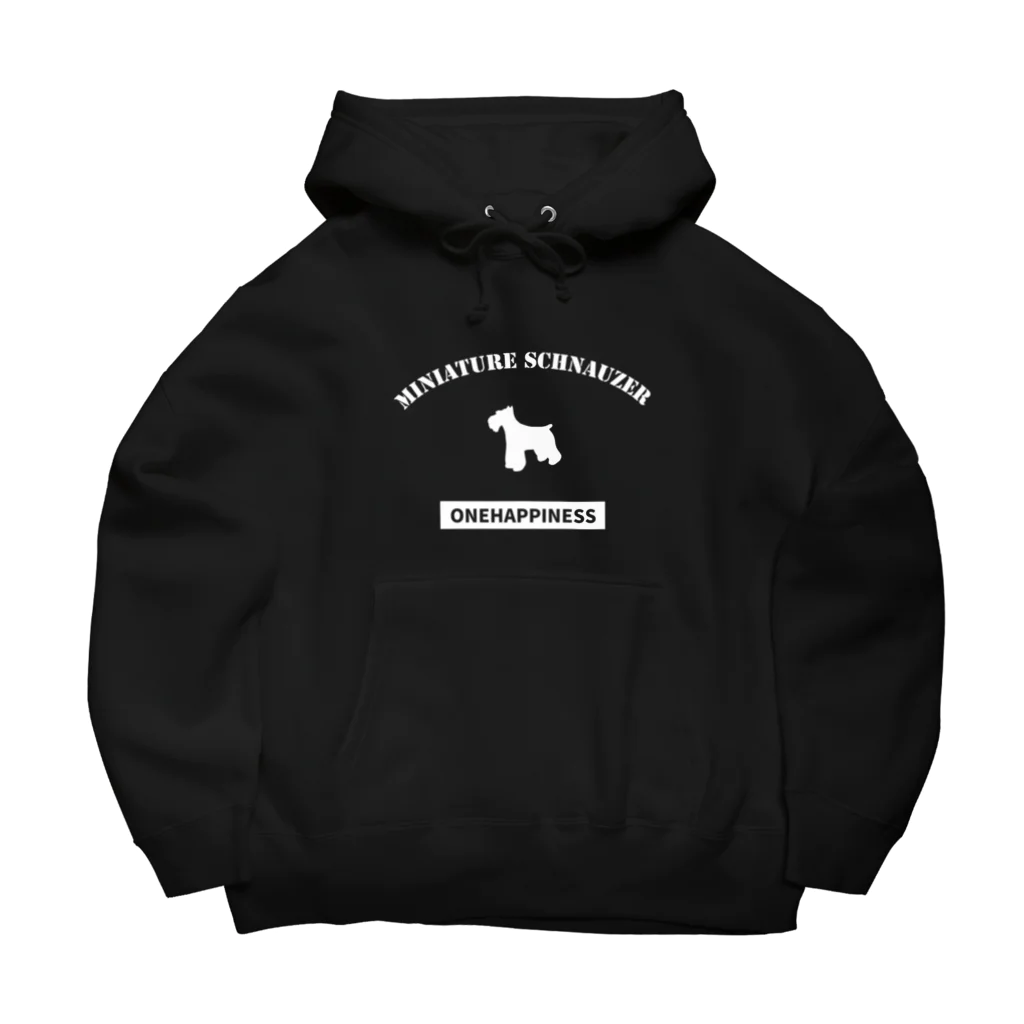 onehappinessのミニチュアシュナウザー Big Hoodie