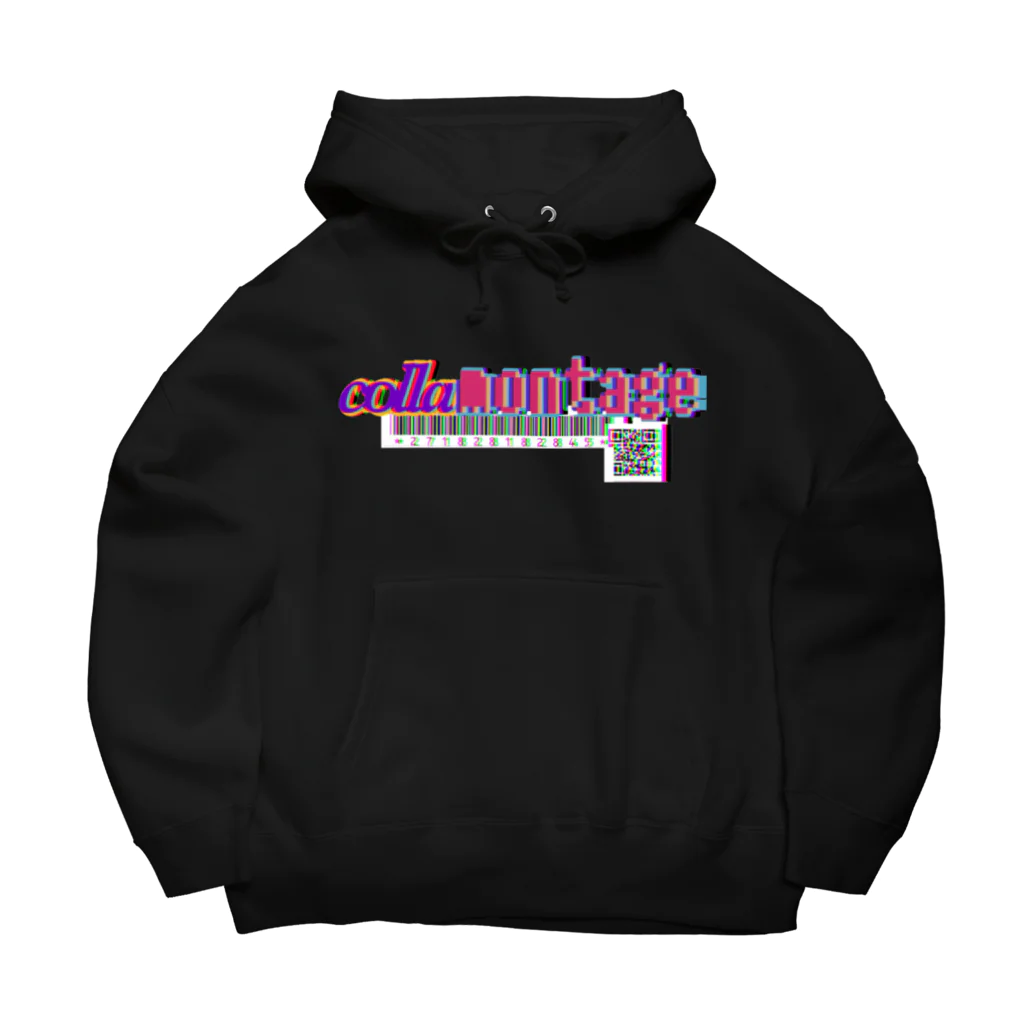 いいえのコラモンタージュ Big Hoodie