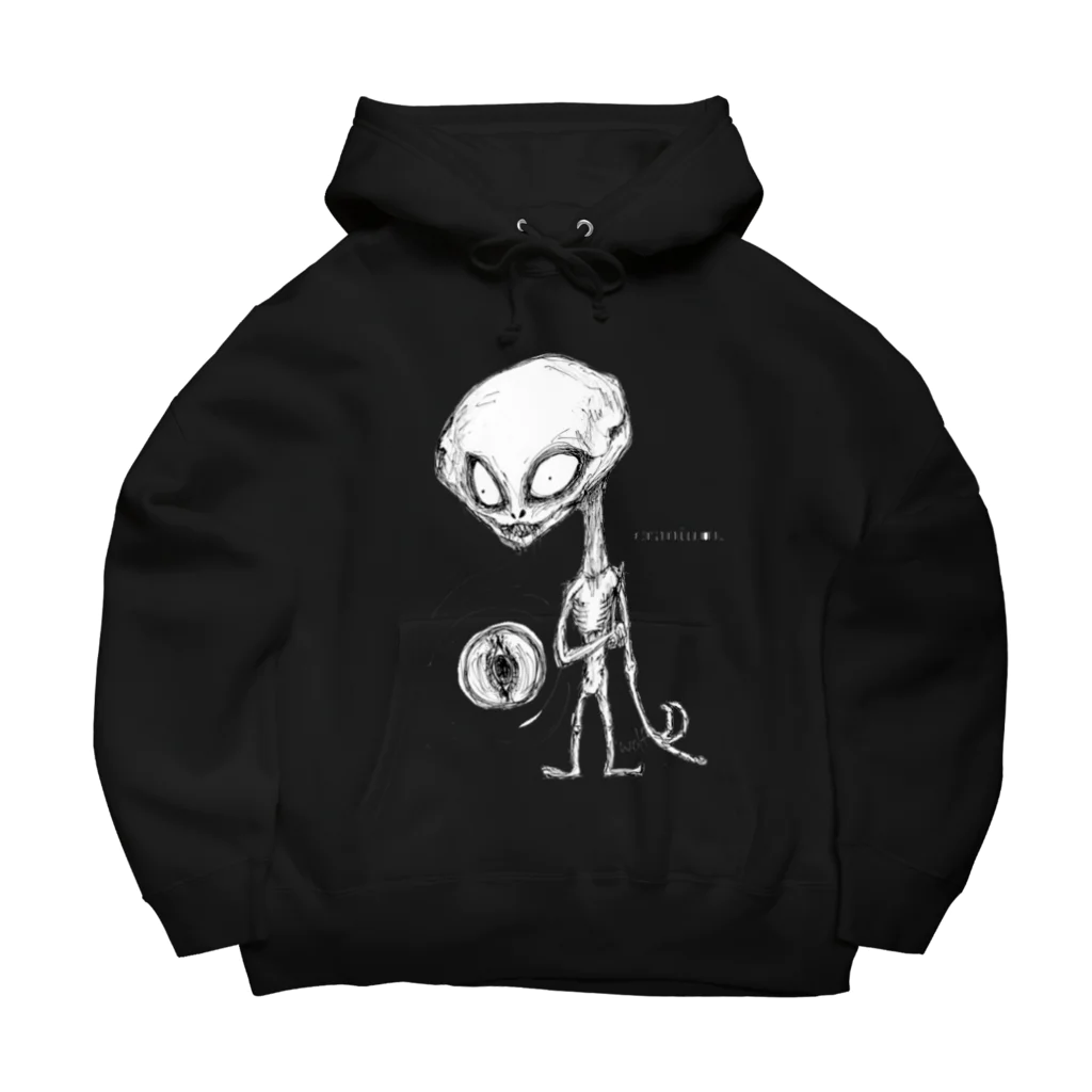 ꏸꋪꋫꁹꂑꐇꁒ𖤐《毎日ハロウィンのクラニアム》の扉の前に現れたエイリアン Big Hoodie