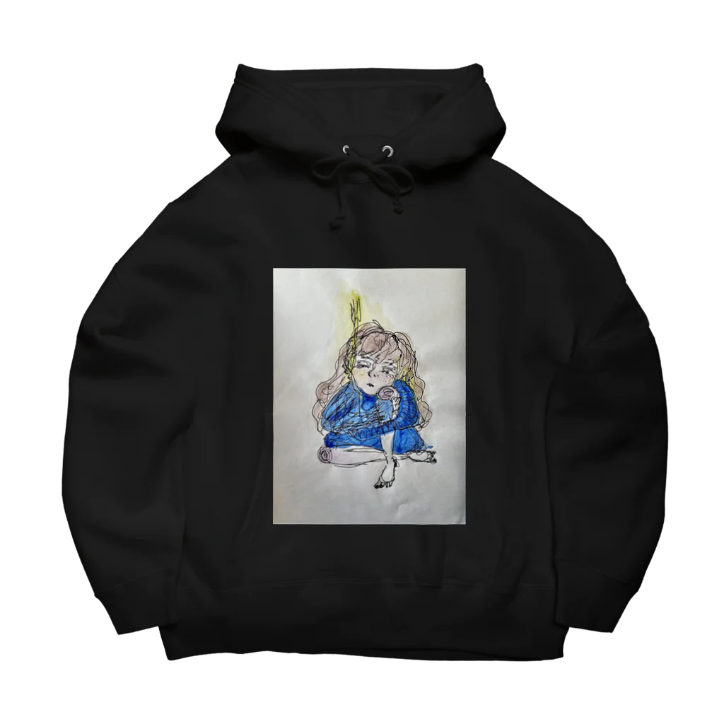 べいびーもんすたーのsleepy girl Big Hoodie