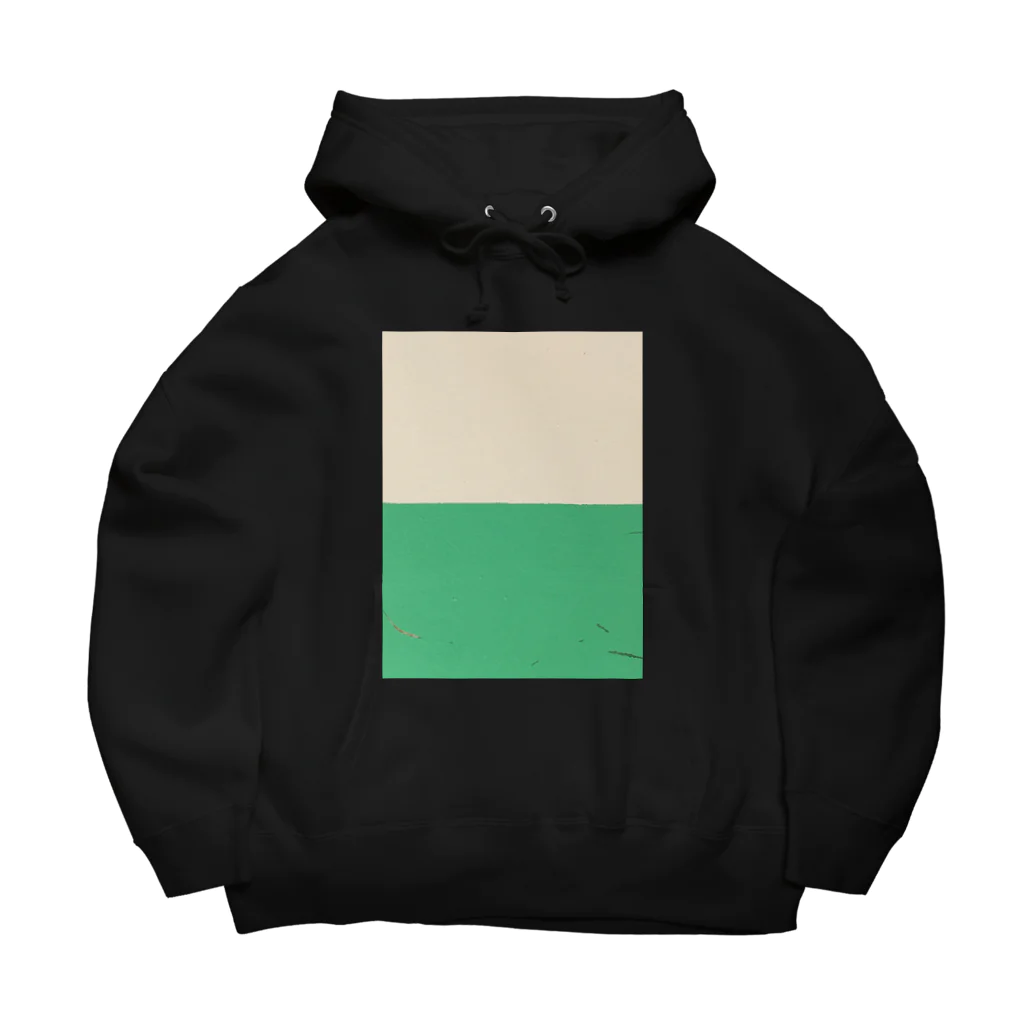 リューカデンドロンのクリーム&グリーン Big Hoodie