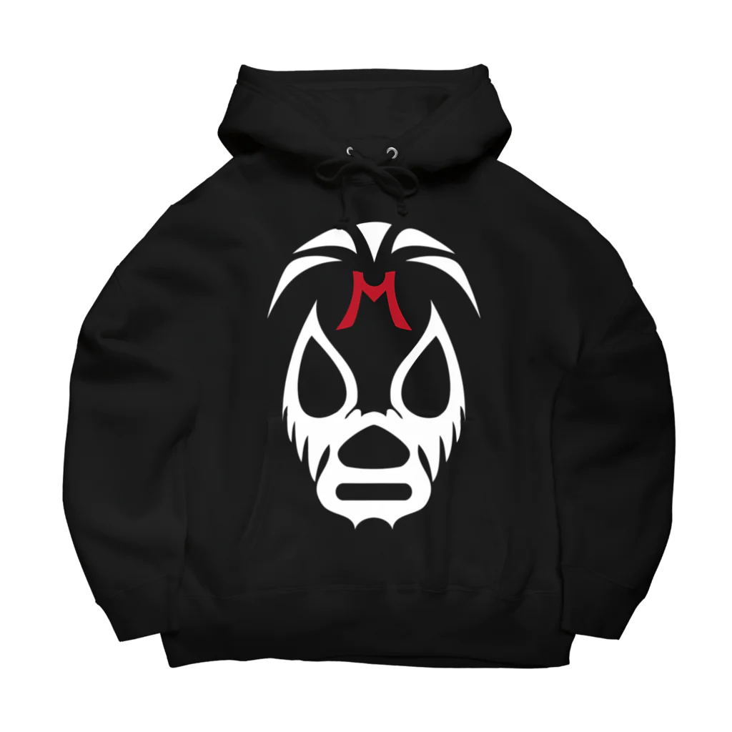 DRIPPEDのMIL MASCARAS MASK-ミル・マスカラスマスク 白ロゴ Big Hoodie