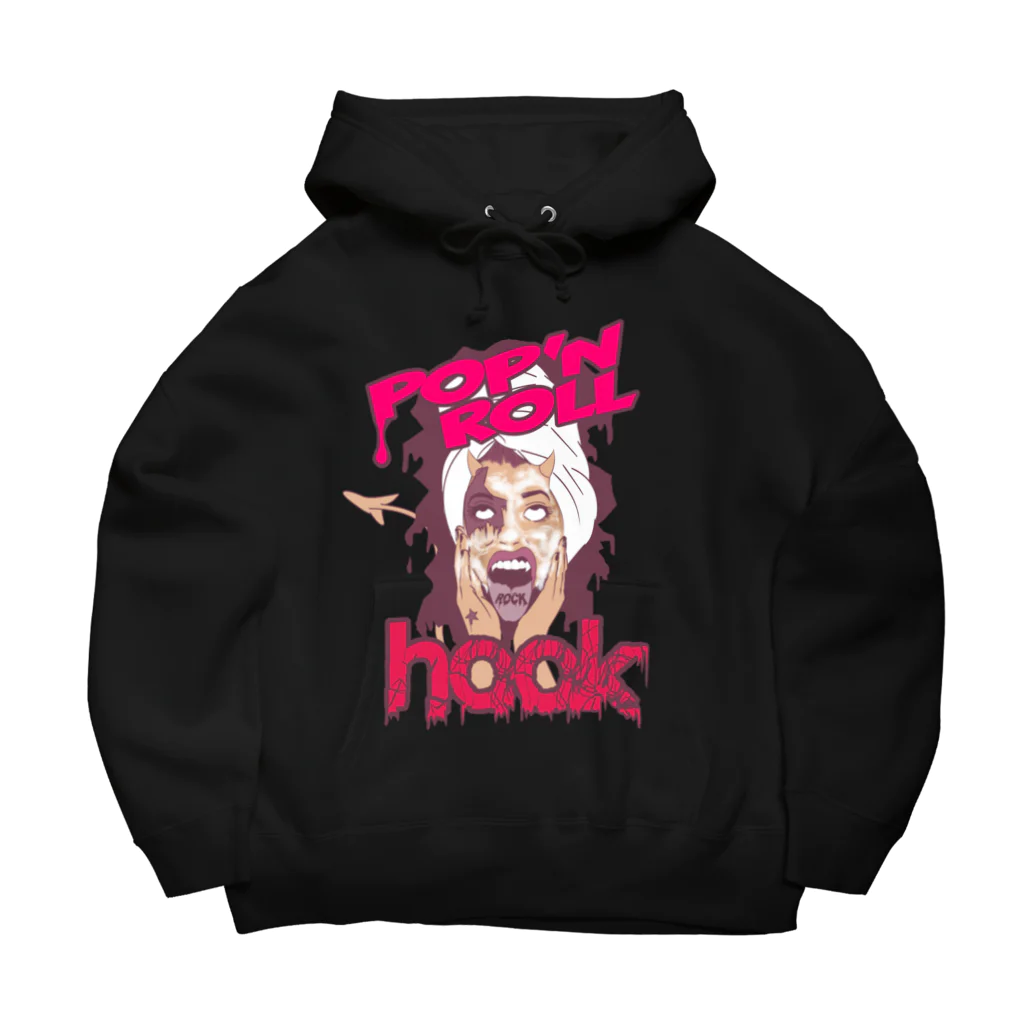 POP'N ROLLのROCK GIRL Big Hoodie