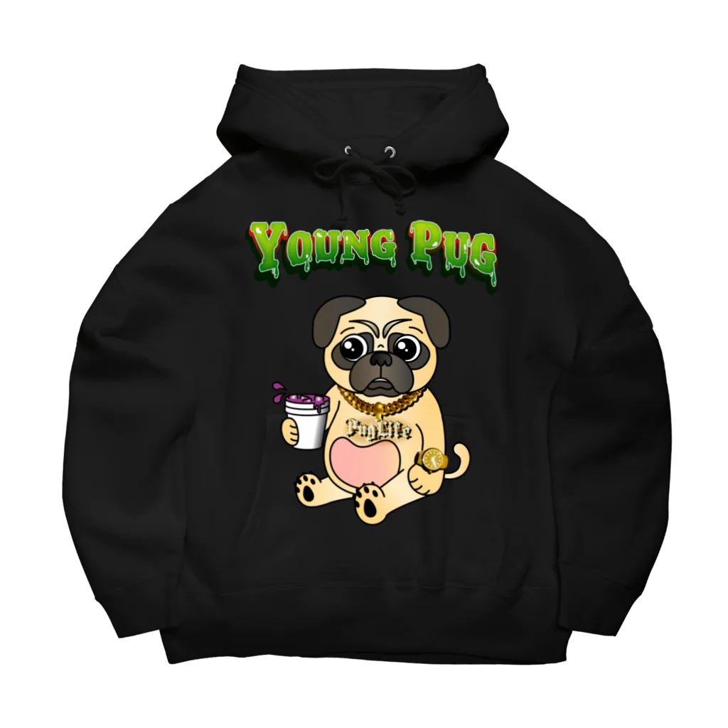 VS worldのYOUNG PUG ビッグシルエットパーカー