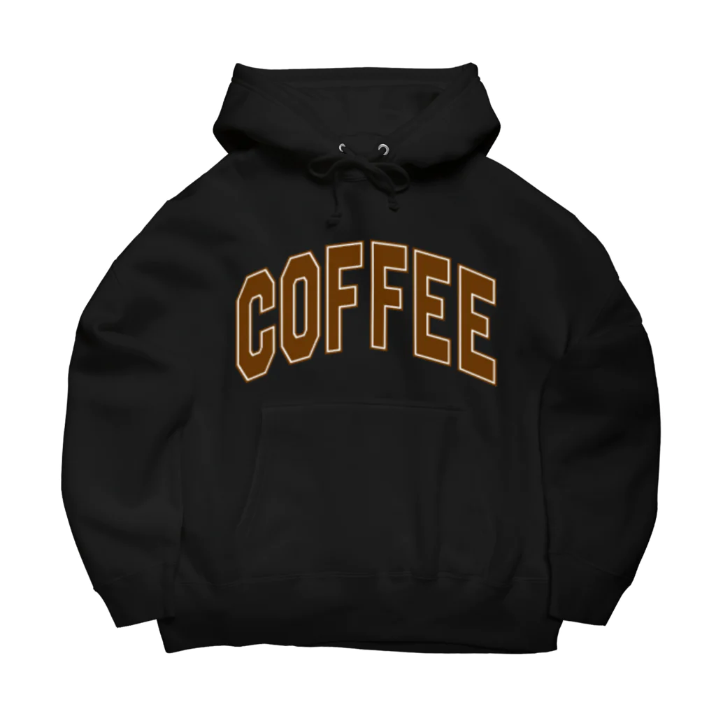 カレッジロゴ何か良いのコーヒーカレッジ Big Hoodie