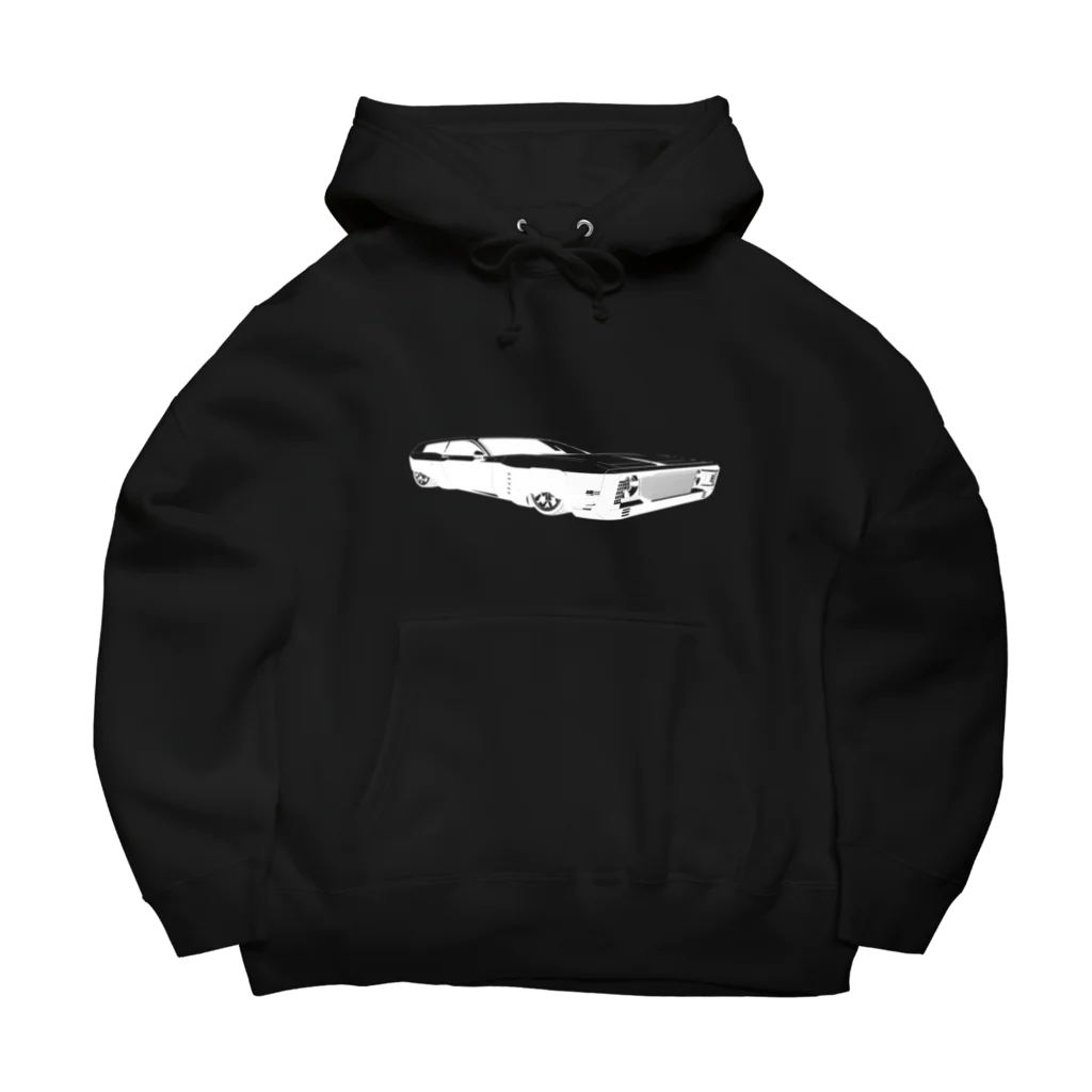 PoooompadoooourのGRAY SCALE Journey V8(Black and white) Big Hoodie