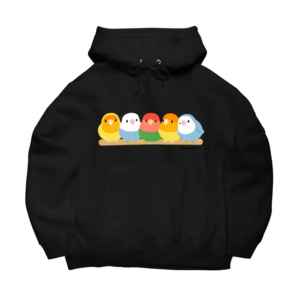 TeaDrop.Cのコザクラインコ５（色変わり） Big Hoodie