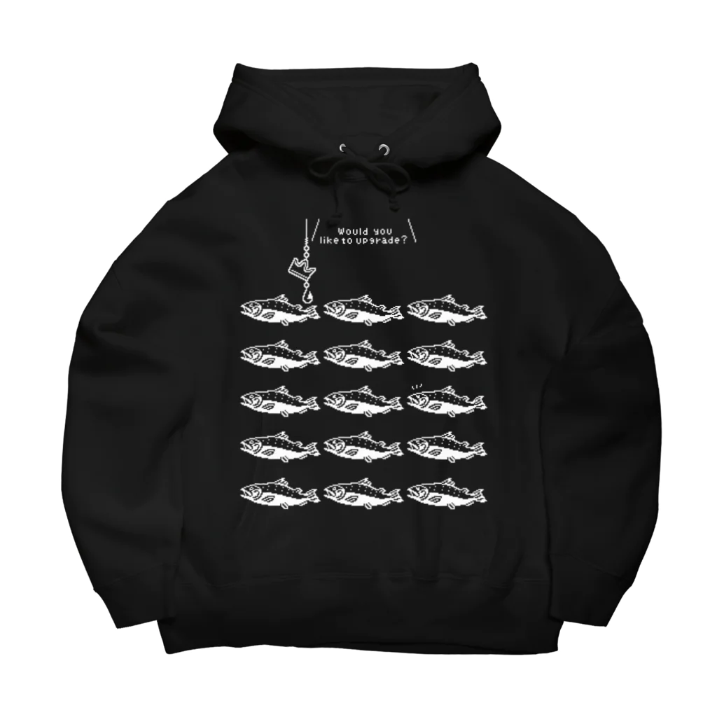 イラスト MONYAAT のサーモンサモタンの群れ B Big Hoodie