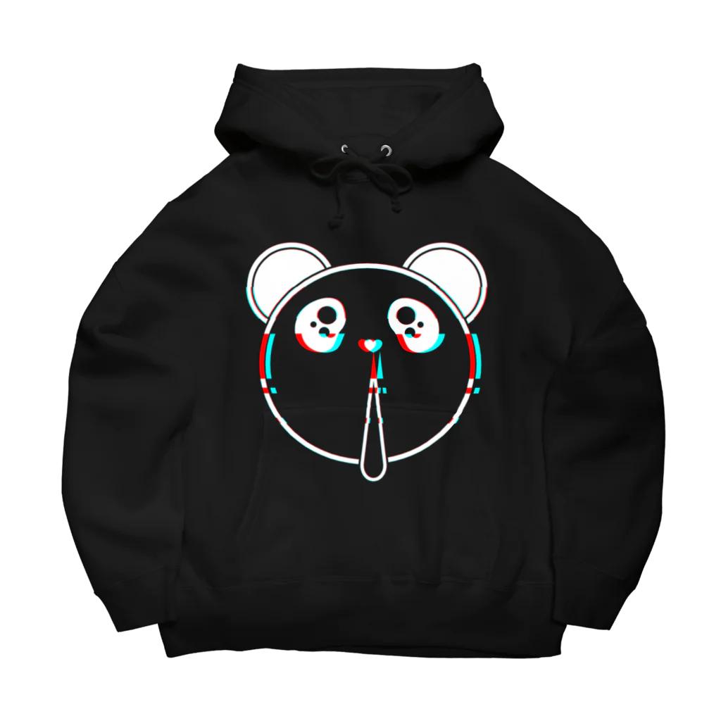 BIEN des PIENのBIEN des PIEN　ぴえんパンダ（グリッチ） Big Hoodie