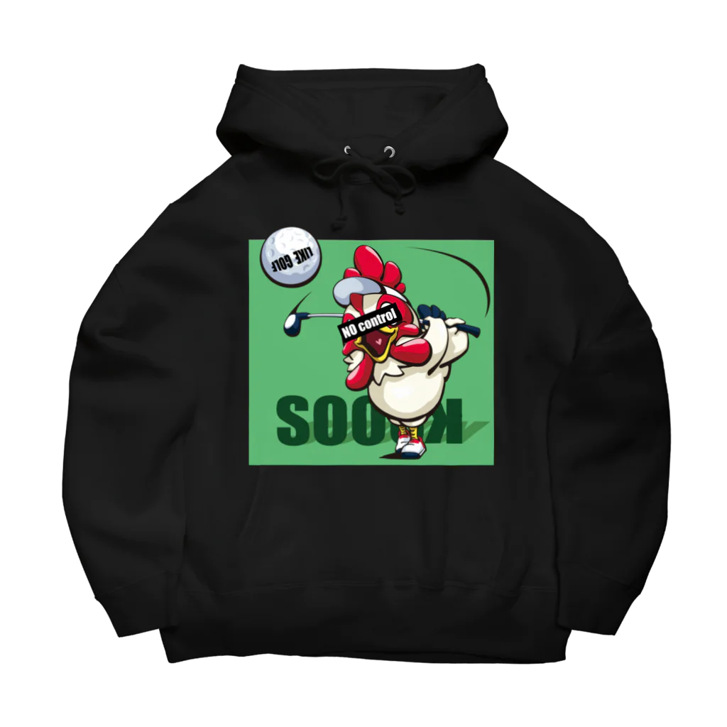 soook のノーコントロール/鶏ゴルフ Big Hoodie