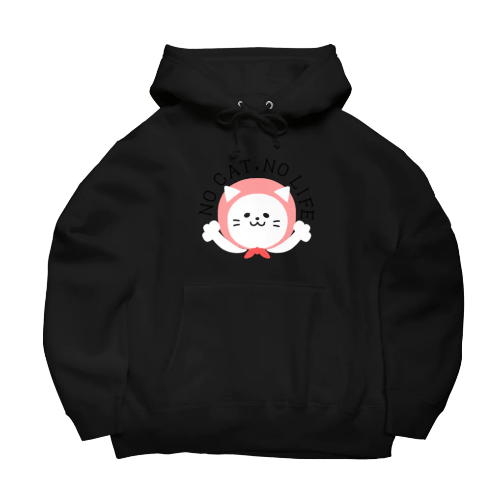 もちぱっちのノーキャットノーライフ Big Hoodie