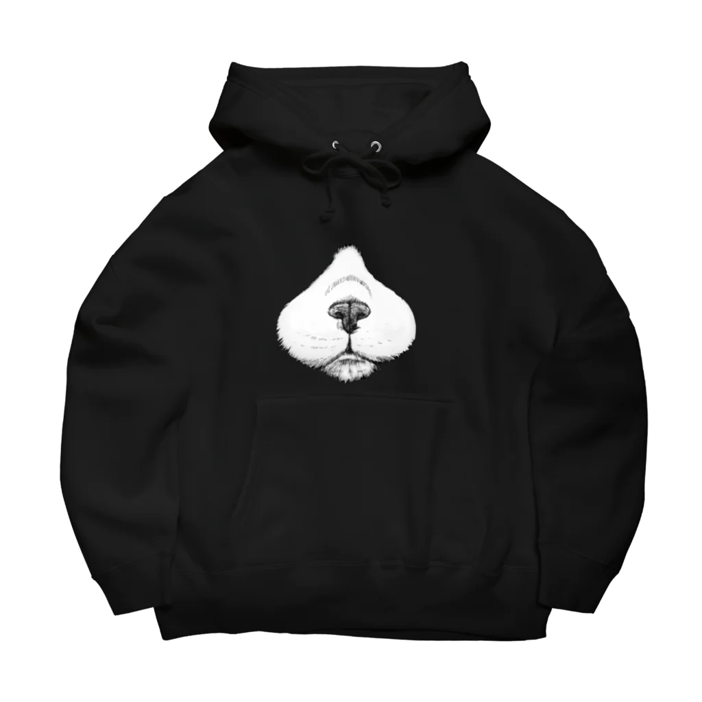 segasworksのニンニク（ハチワレ猫の鼻まわり） Big Hoodie