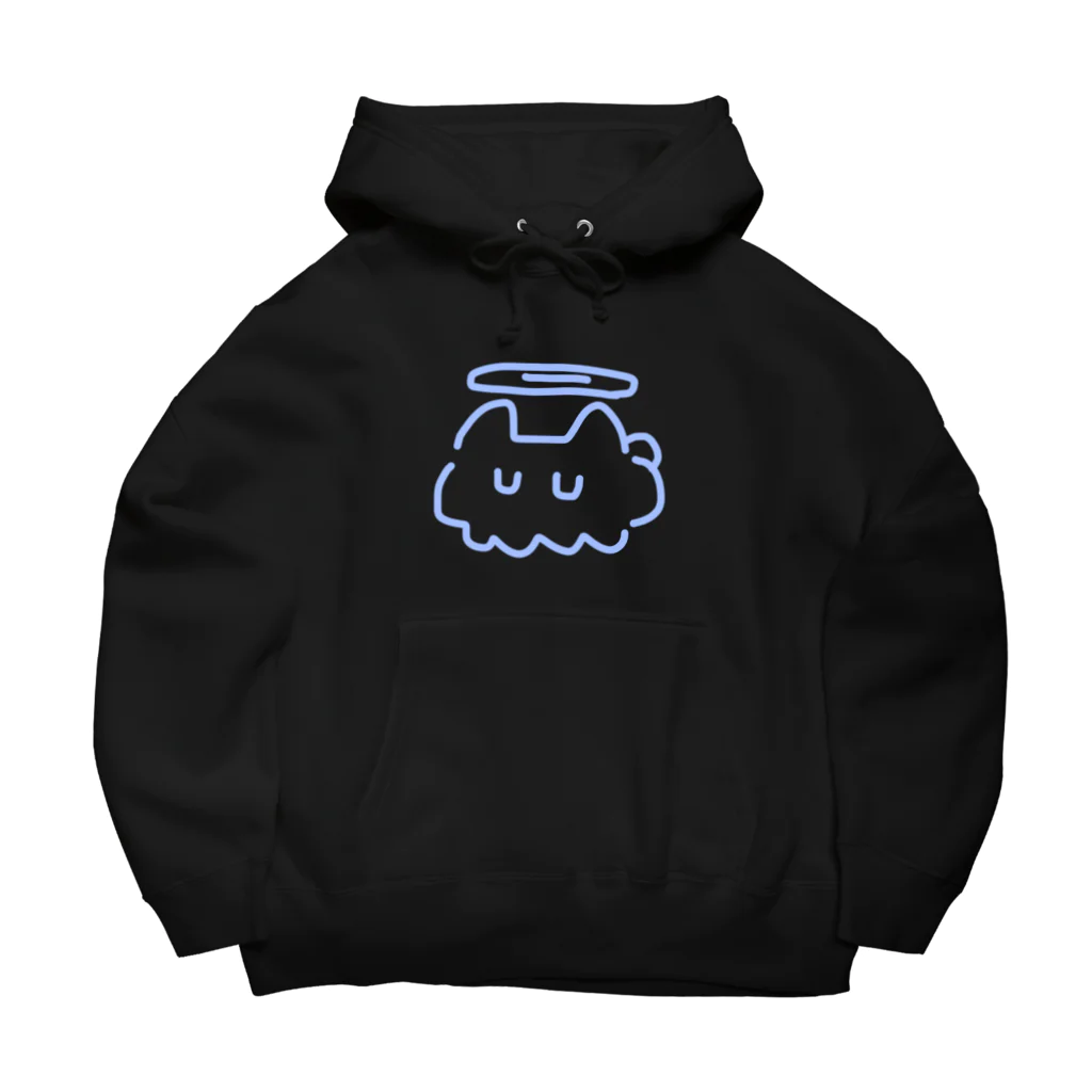 たろ屋さんの天使ネコ 透ける Big Hoodie