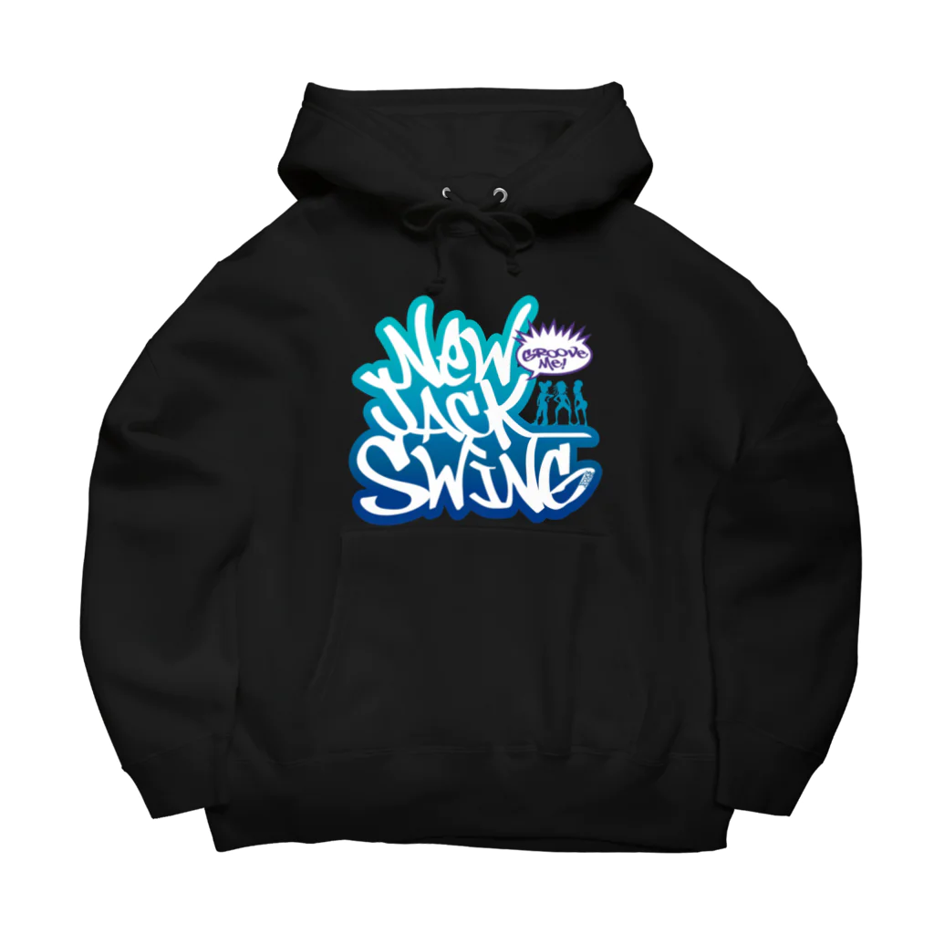 FOXY COLORSのNew Jack Swing blue  ビッグシルエットパーカー